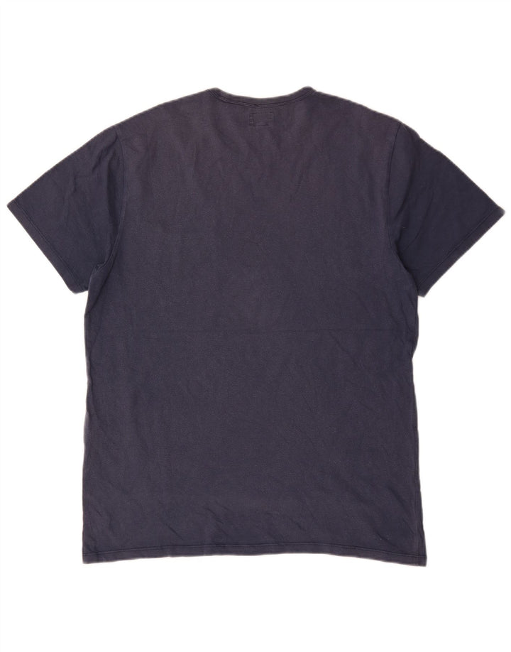 Levi's Mens T-Shirt Top Large Navy Blue Cotton