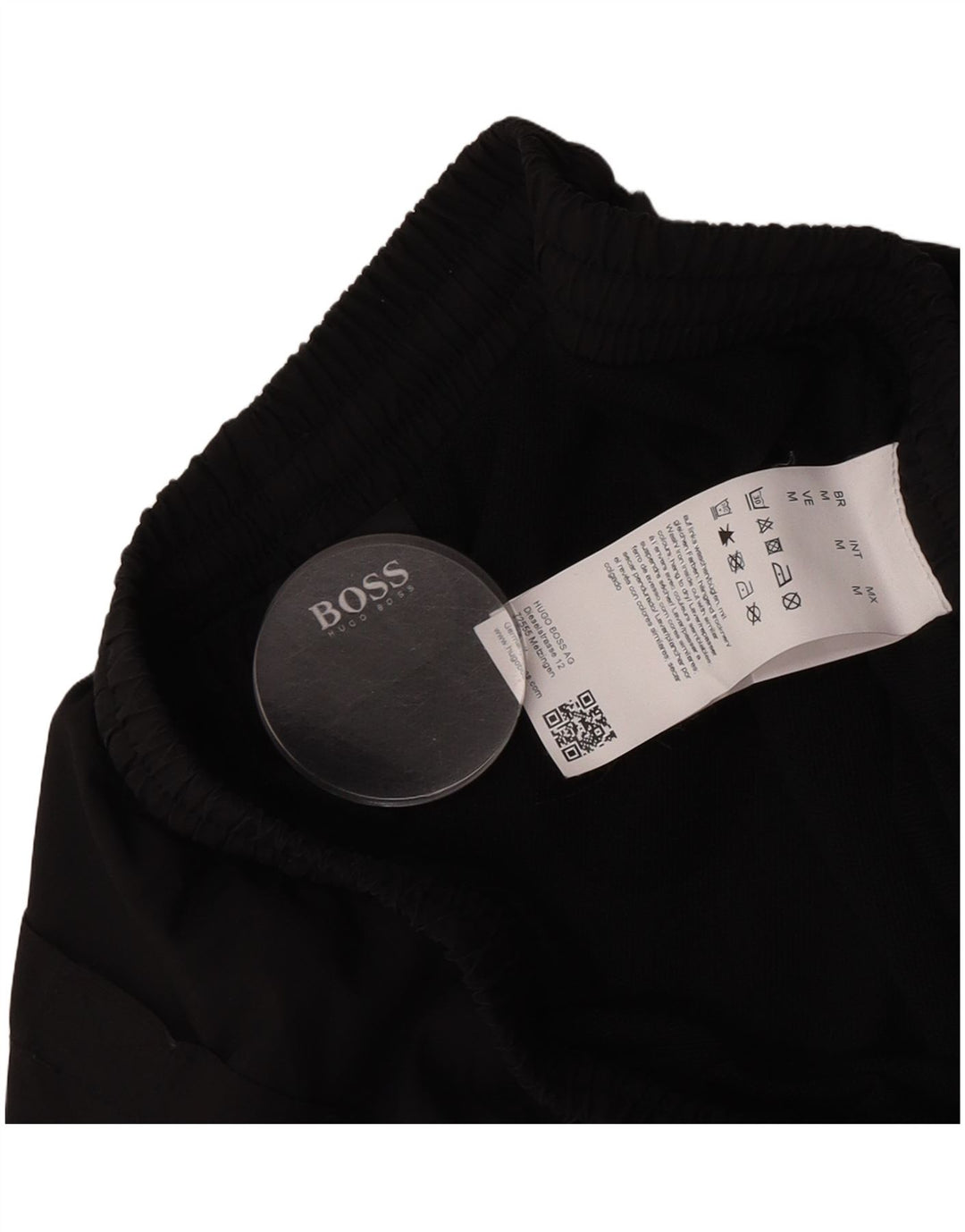 Hugo Boss Mens Swimming Shorts Medium Black Polyester