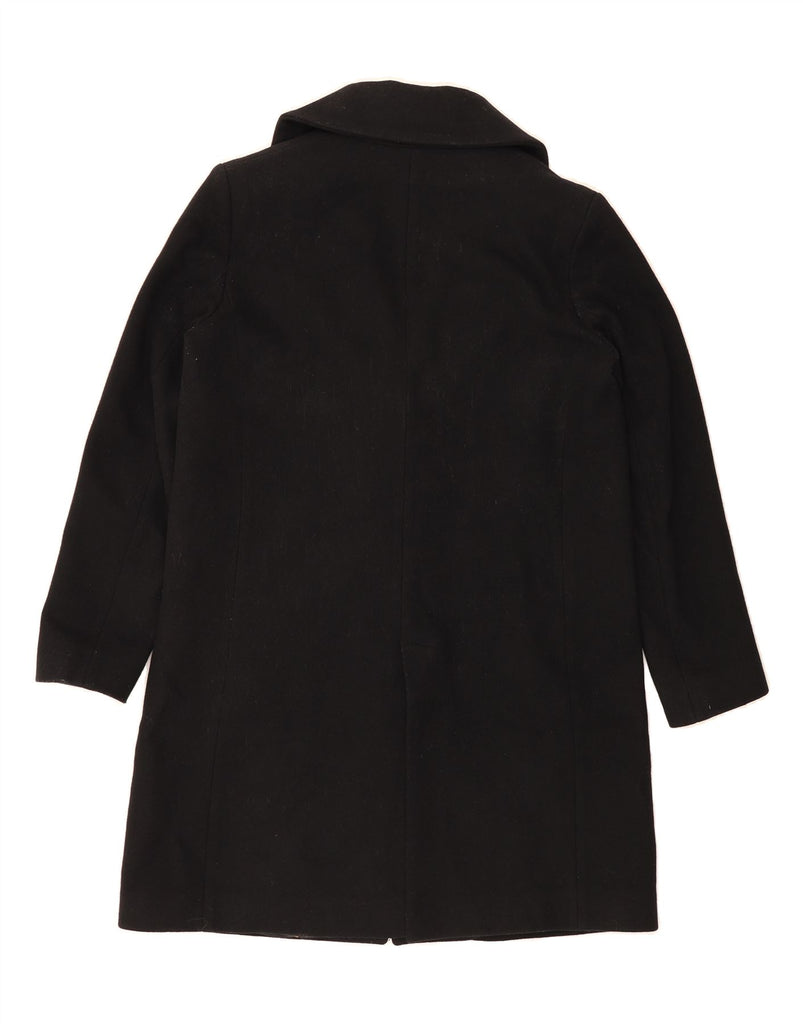 MASSIMO DUTTI Womens Overcoat EU 40 Medium Black Wool Vintage Massimo Dutti and Second-Hand Massimo Dutti from Messina Hembry 