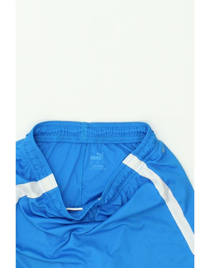 PUMA Mens Sport Shorts Small Blue Polyester | Vintage Puma | Thrift | Second-Hand Puma | Used Clothing | Messina Hembry 