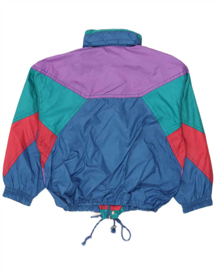 MC Kee's Womens Tracksuit Top Jacket UK 16 Large Multicoloured Colourblock
