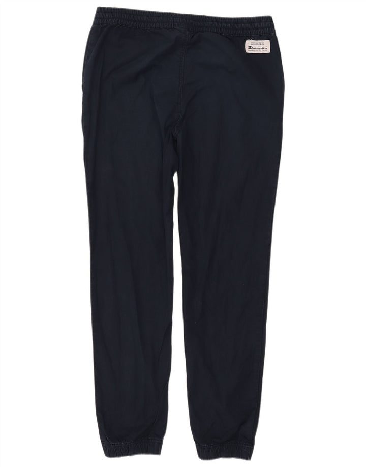Champion Mens Tracksuit Trousers Joggers Small  Navy Blue Cotton