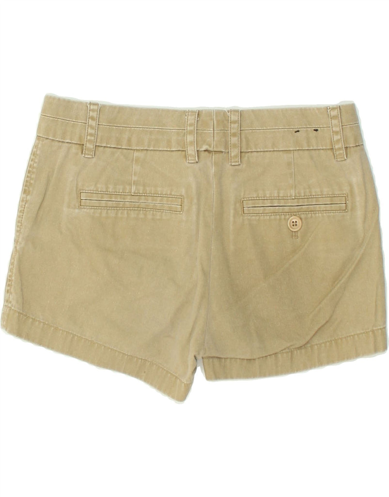 J. CREW Womens Chino Shorts US 00 2XS W28 Beige Cotton | Vintage J. Crew | Thrift | Second-Hand J. Crew | Used Clothing | Messina Hembry 