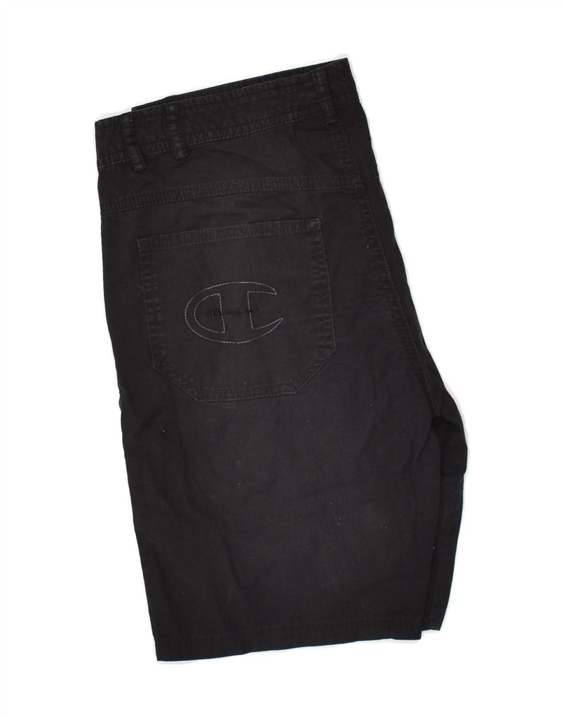 CHAMPION Mens Chino Shorts Large W34 Black Cotton | Vintage Champion | Thrift | Second-Hand Champion | Used Clothing | Messina Hembry 