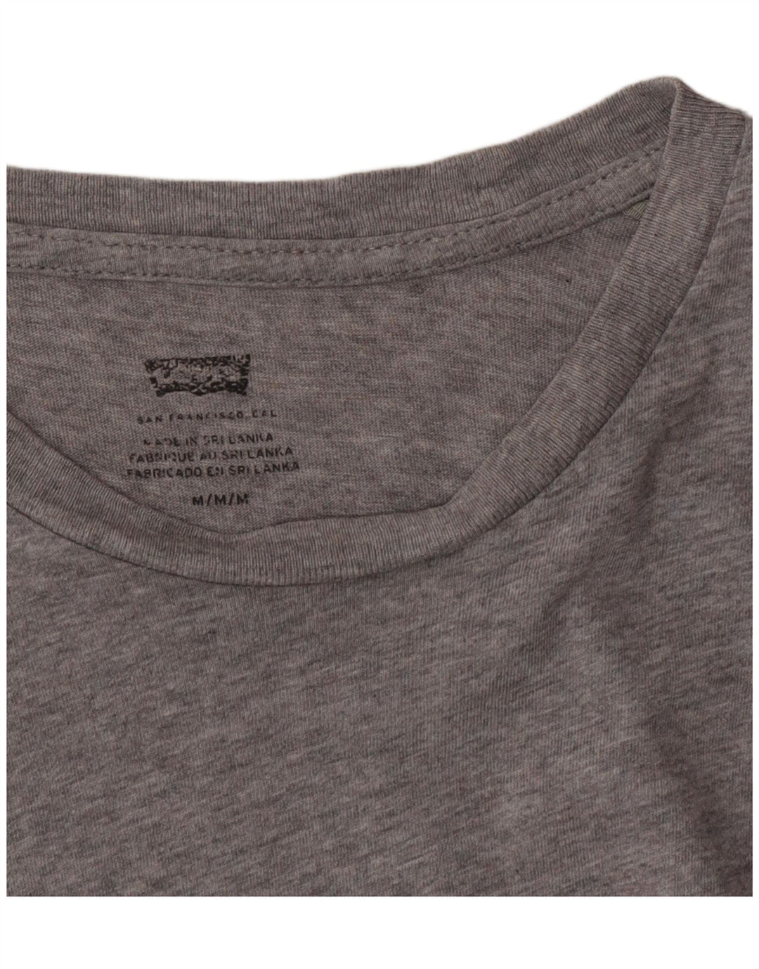Levi's Mens Graphic T-Shirt Top Medium Grey