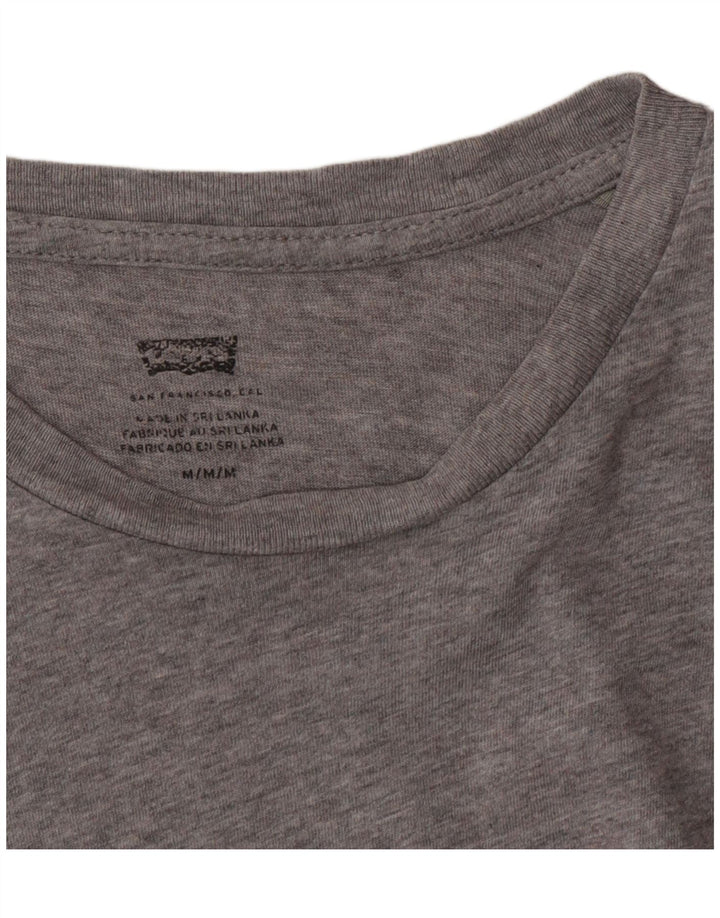 Levi's Mens Graphic T-Shirt Top Medium Grey