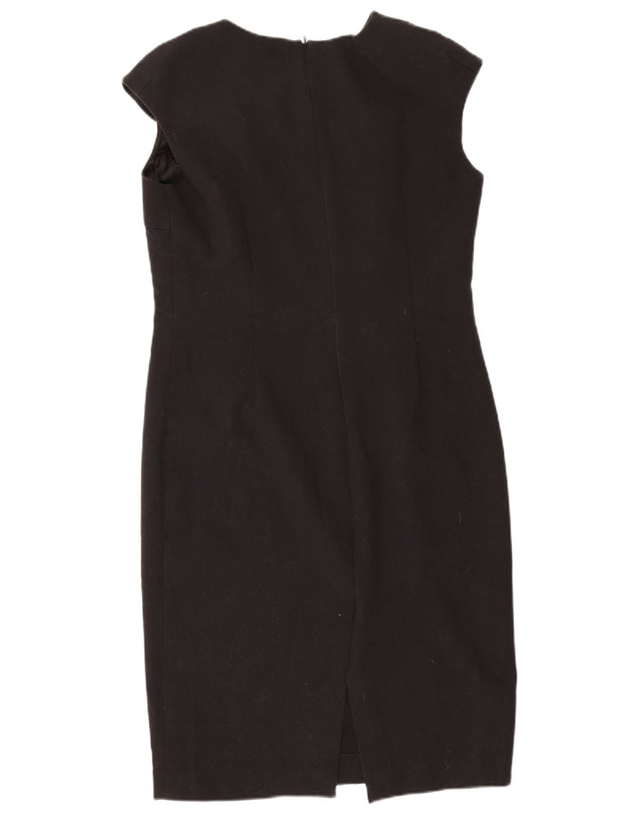 Zara Womens Sheath Dress UK 18 XL Black Polyester