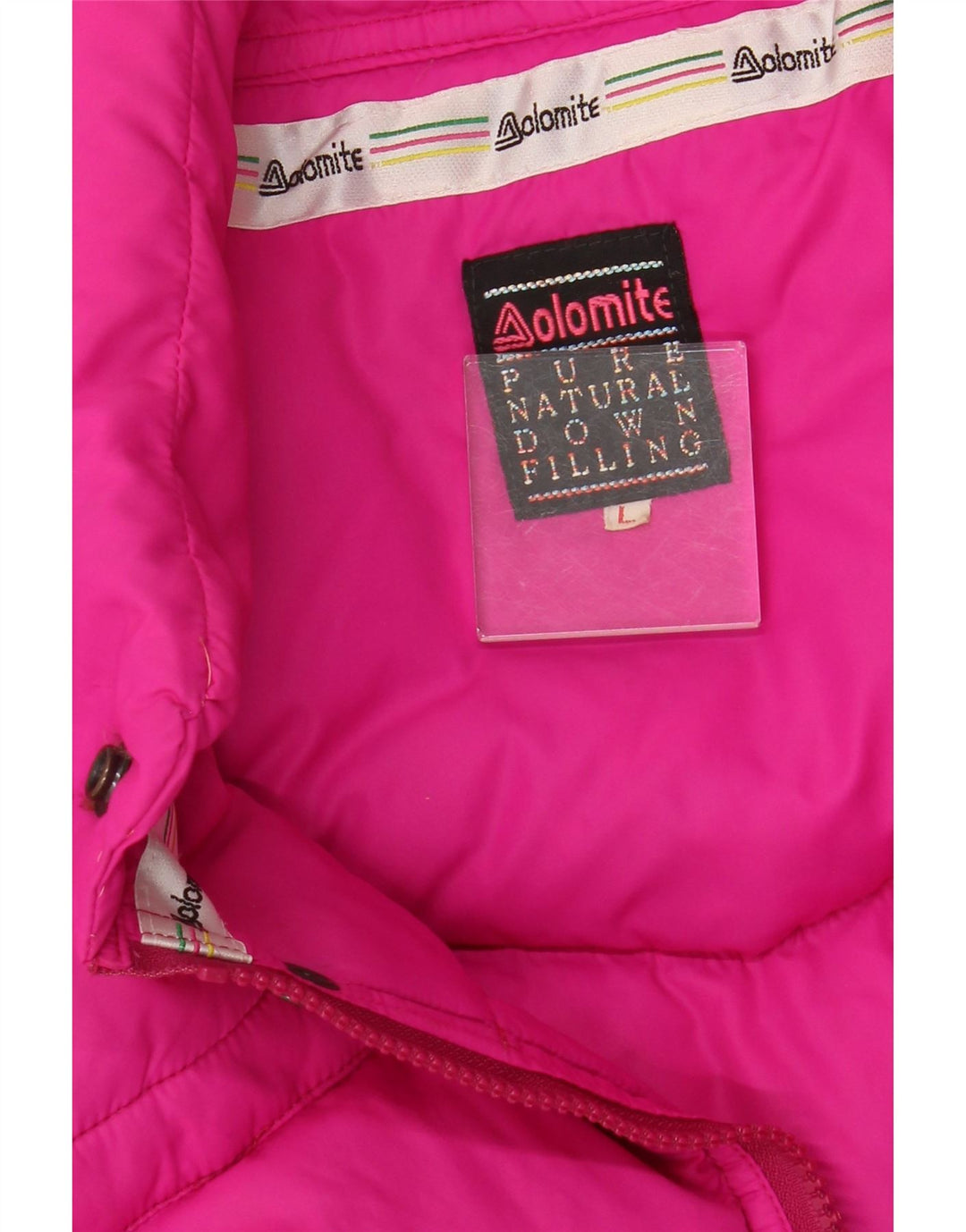 DOLOMITE Womens Oversized Padded Gilet UK 16 Large Pink