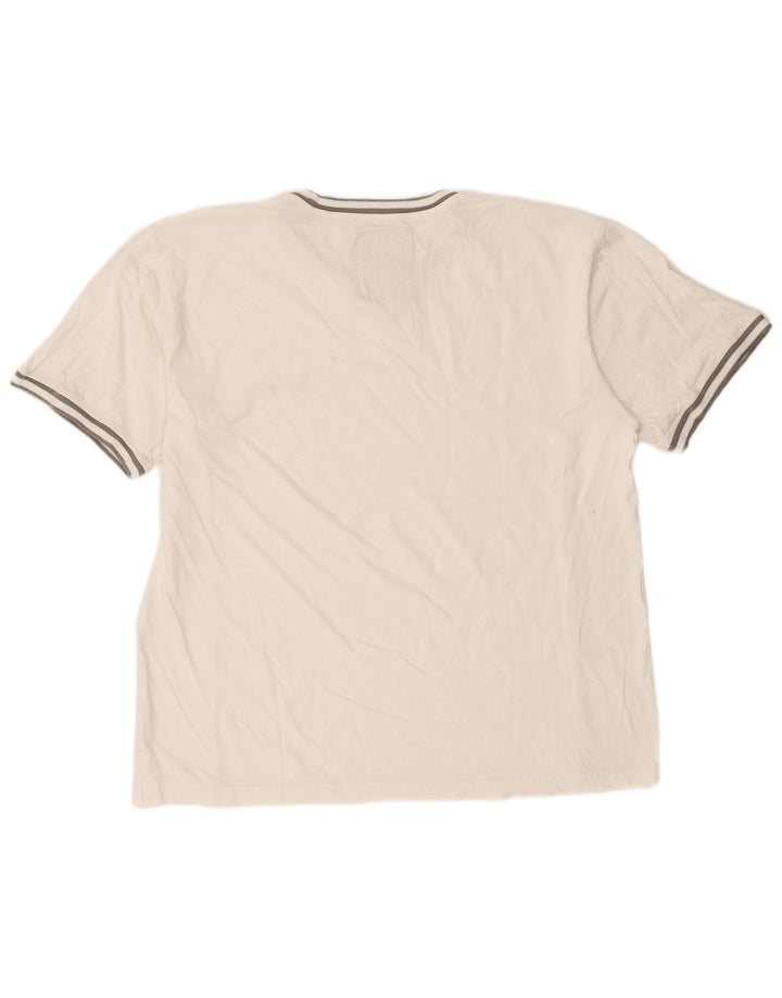 Champion Mens T-Shirt Top XL White Cotton