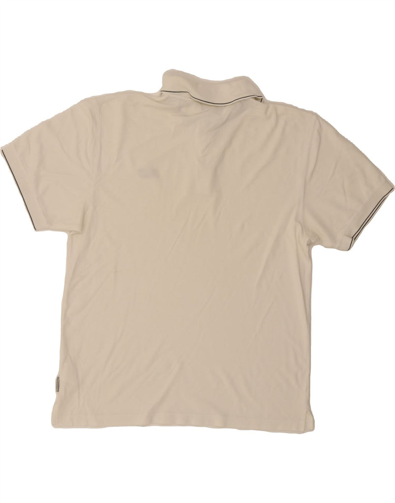 REEBOK Mens Polo Shirt Medium White Vintage Reebok and Second-Hand Reebok from Messina Hembry 