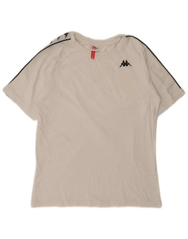 Kappa Mens Graphic T-Shirt Top Small White