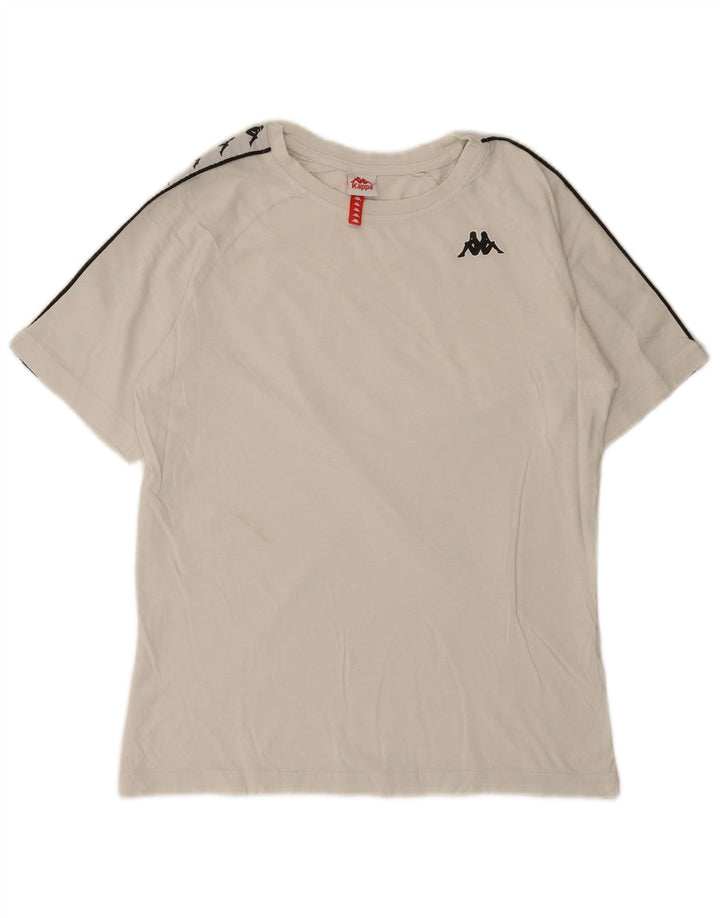 Kappa Mens Graphic T-Shirt Top Small White