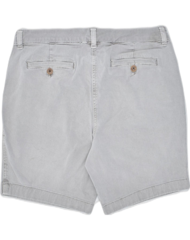 J. CREW Womens Chino Shorts US 8 Medium W30 Grey Cotton | Vintage | Thrift | Second-Hand | Used Clothing | Messina Hembry 