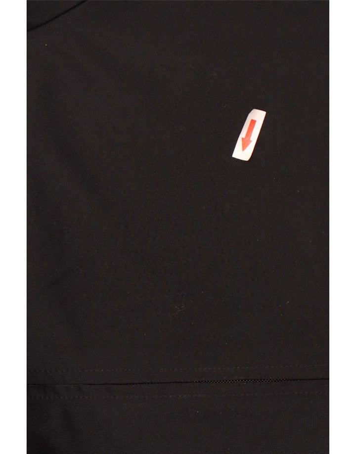 Adidas Mens Tracksuit Top Jacket UK 38/40 Medium Black Polyester