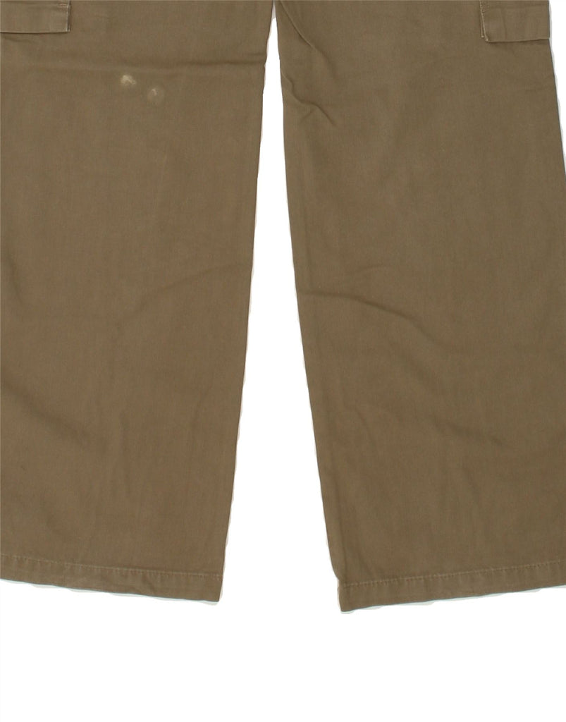 SERGIO TACCHINI Mens Straight Cargo Trousers IT 50 Large W36 L35 Brown Vintage Sergio Tacchini and Second-Hand Sergio Tacchini from Messina Hembry 