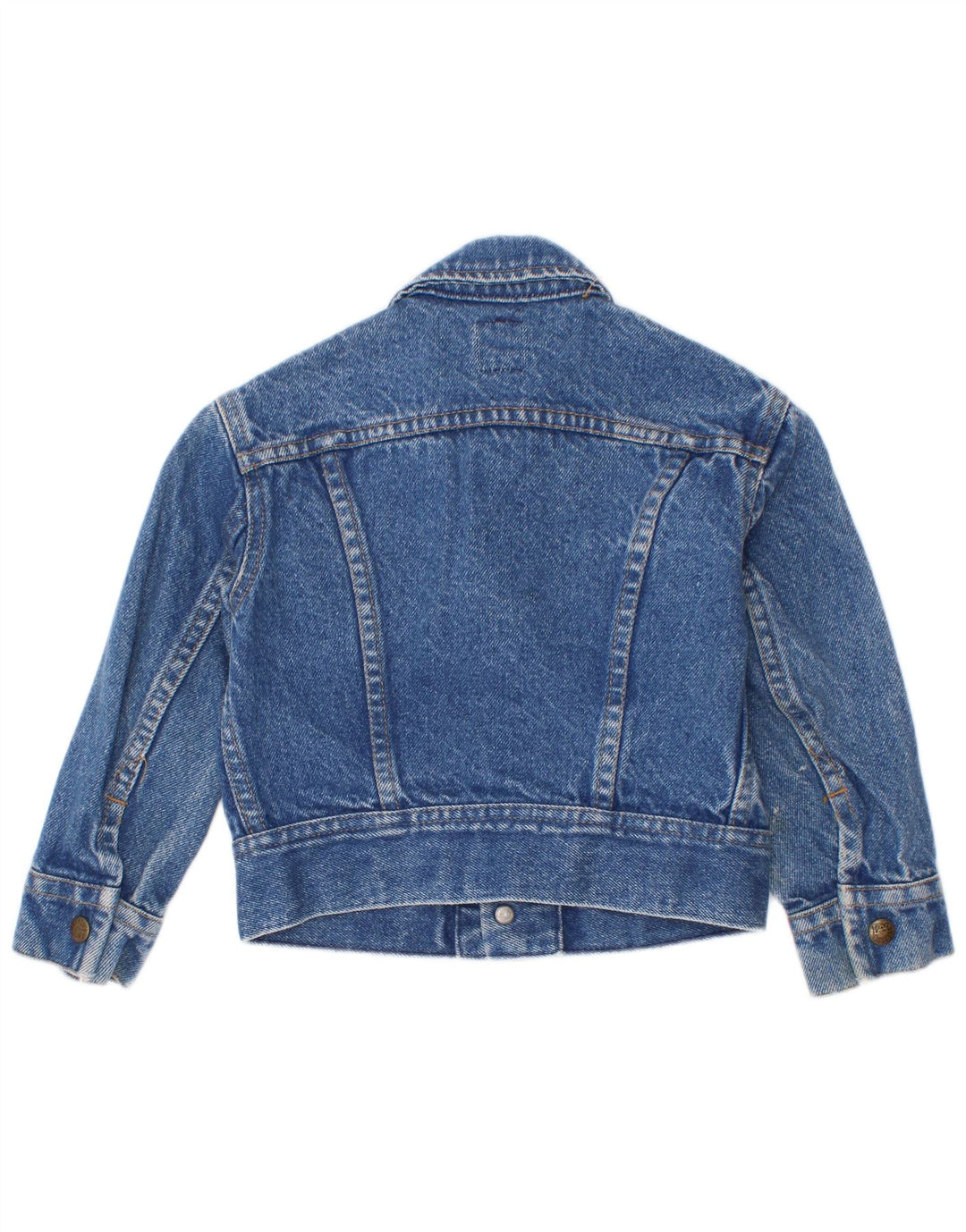 Lee Girls Denim Jacket 4-5 Years Large Blue Cotton
