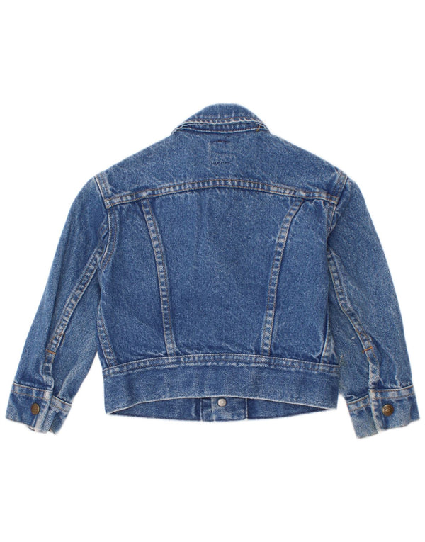 Lee Girls Denim Jacket 4-5 Years Large Blue Cotton