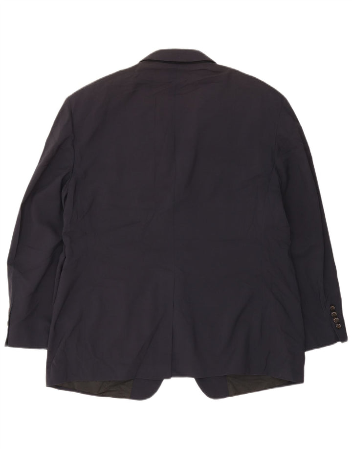Brooks Brothers Mens 2 Button Blazer Jacket UK 40 Large Navy Blue Wool