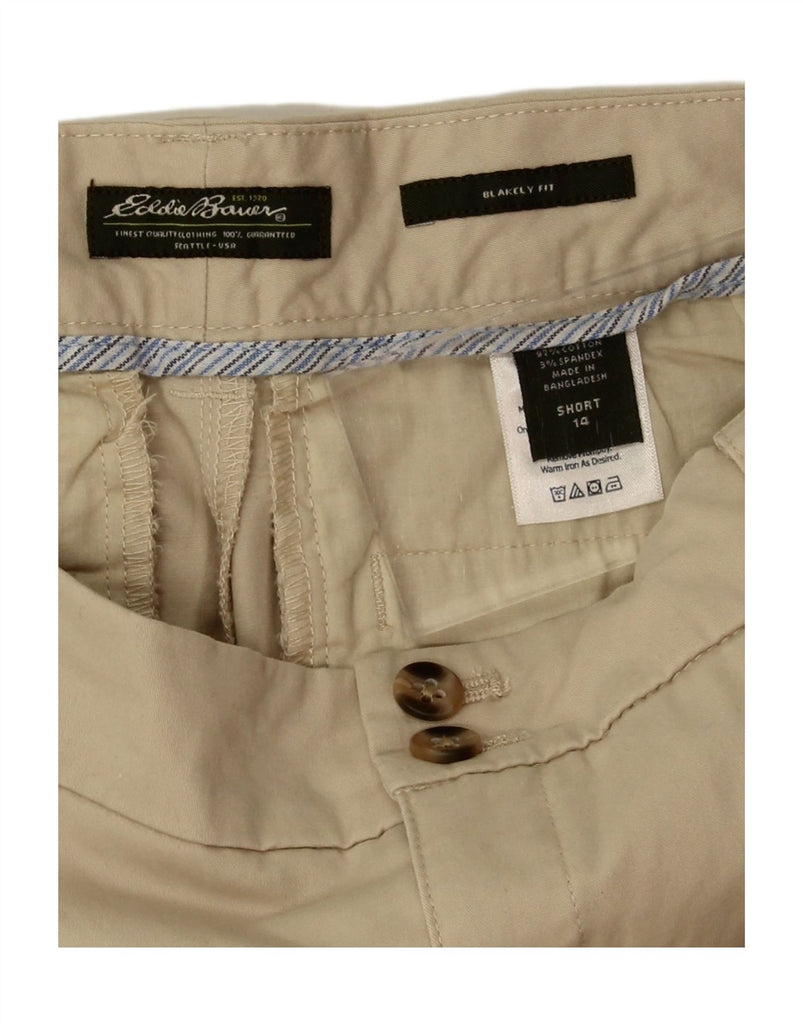 EDDIE BAUER Womens Blakely Fit Casual Trousers US 14 XL W36 L30 Beige Vintage Eddie Bauer and Second-Hand Eddie Bauer from Messina Hembry 