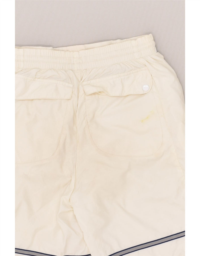 ADIDAS Boys Sport Shorts 7-8 Years Off White Polyamide | Vintage Adidas | Thrift | Second-Hand Adidas | Used Clothing | Messina Hembry 