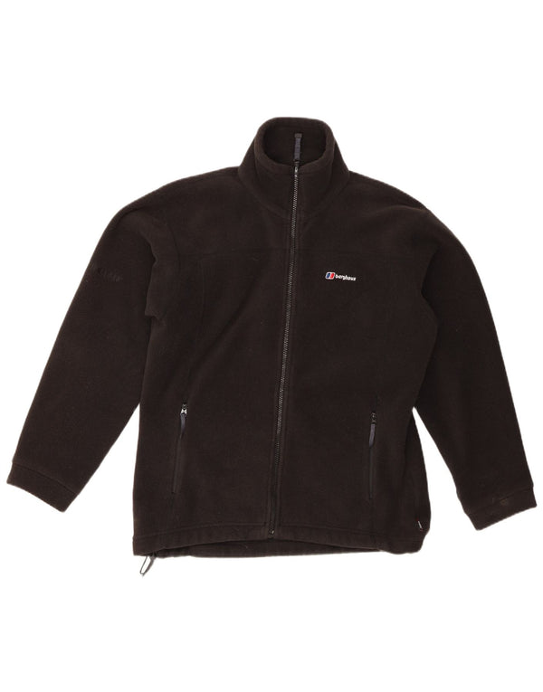 Berghaus Womens Liner Fleece Jacket UK 12 Medium Black Polyester