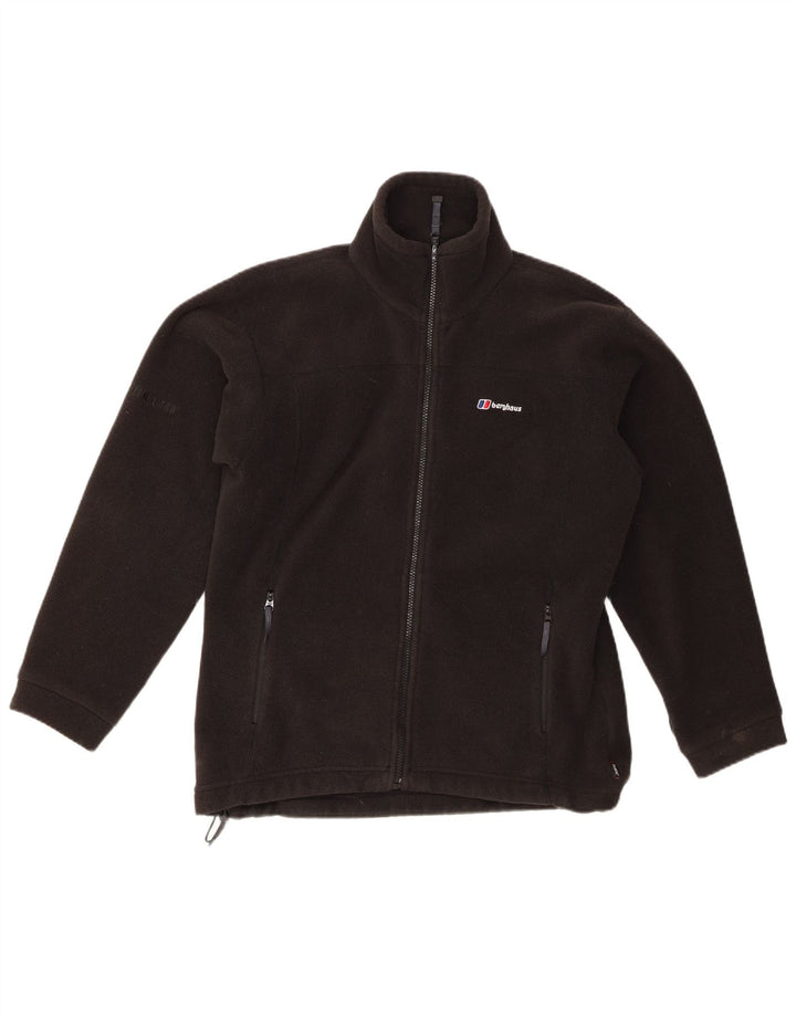 Berghaus Womens Liner Fleece Jacket UK 12 Medium Black Polyester