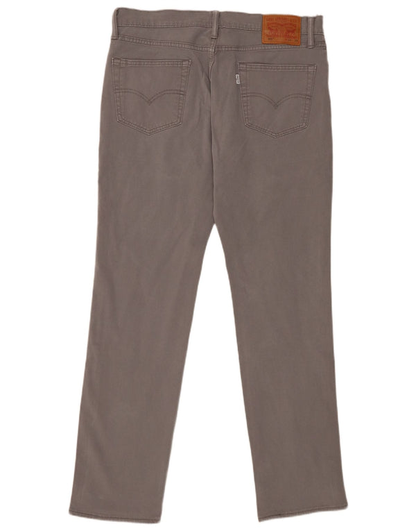 Levi's Mens 511 Slim Jeans W34 L34 Grey Cotton