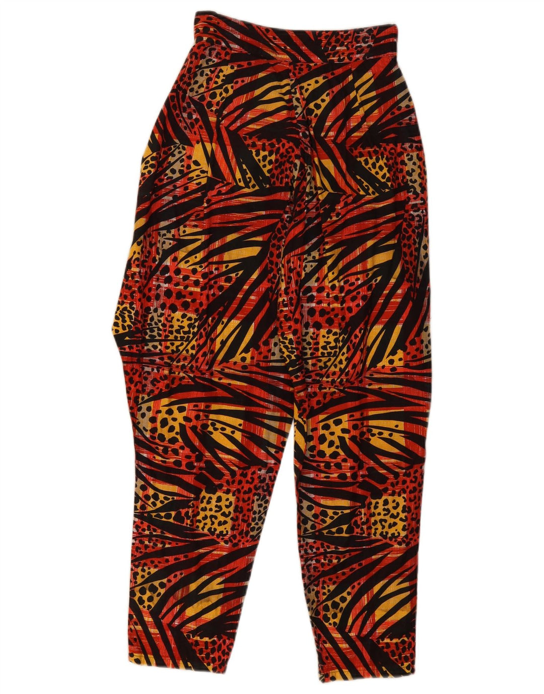 Vintage Womens High Waist Harem Trousers IT 42 Medium W25 L25 Multicoloured