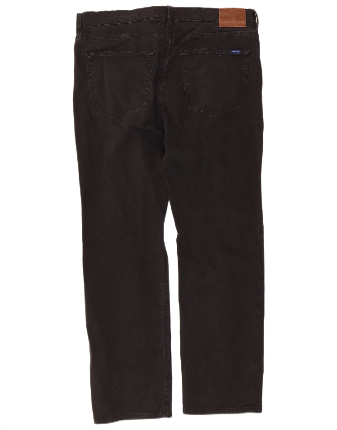 Gant Mens Straight Jeans W38 L30 Black Cotton