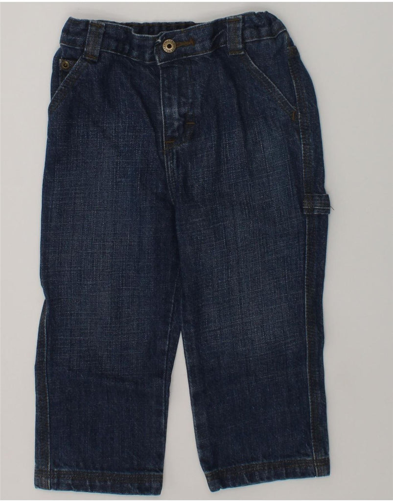 WRANGLER Baby Boys Straight Jeans 18-24 Months W20 L12 Navy Blue Cotton | Vintage Wrangler | Thrift | Second-Hand Wrangler | Used Clothing | Messina Hembry 