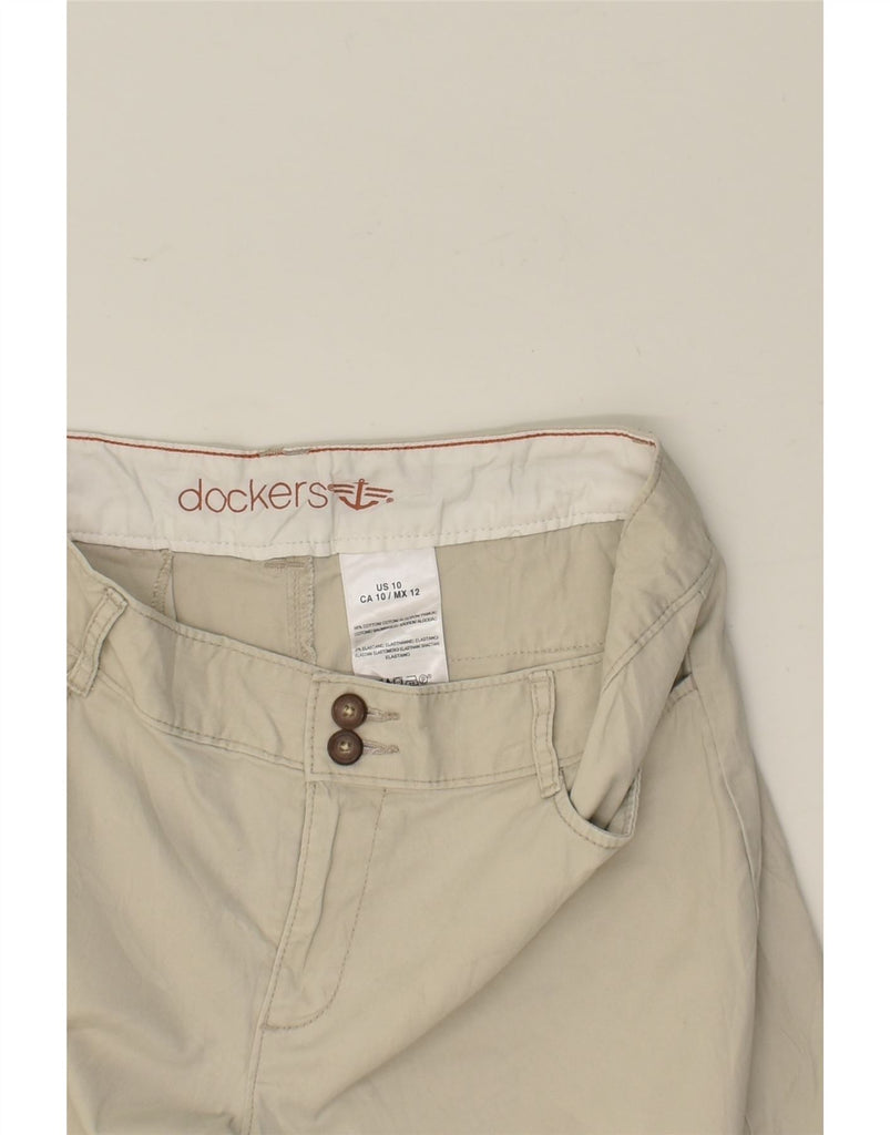 DOCKERS Womens Casual Shorts US 10 Large W32 Grey Cotton | Vintage Dockers | Thrift | Second-Hand Dockers | Used Clothing | Messina Hembry 