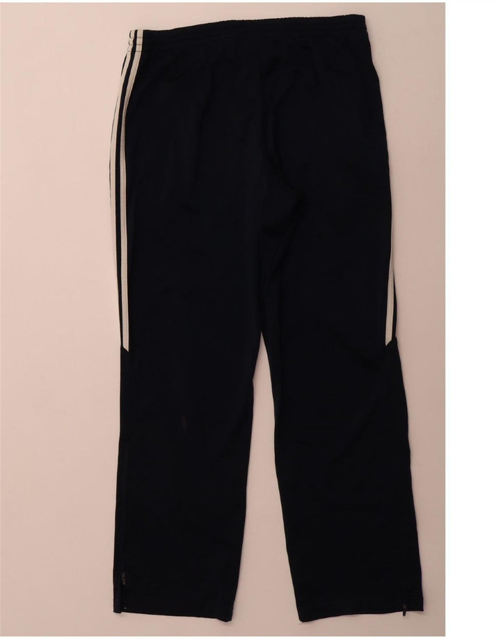 ADIDAS Mens Tracksuit Trousers UK 36/38 Small Navy Blue Polyester
