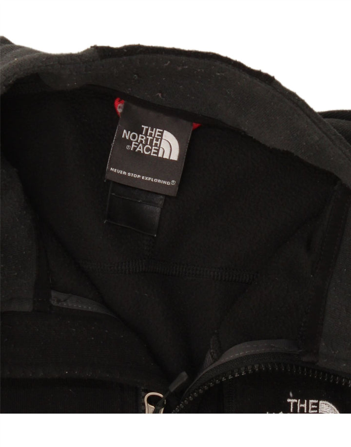 The North Face Mens Fleece Jacket UK 38 Medium Black Colourblock