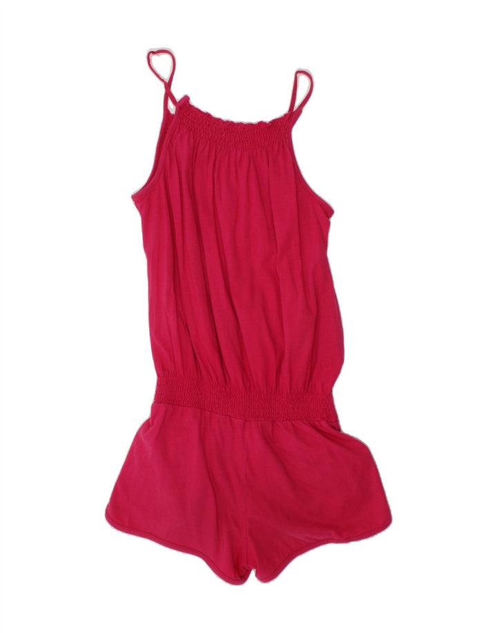 BENETTON Girls Sleeveless Playsuit 10-11 Years  Pink Vintage Benetton and Second-Hand Benetton from Messina Hembry 