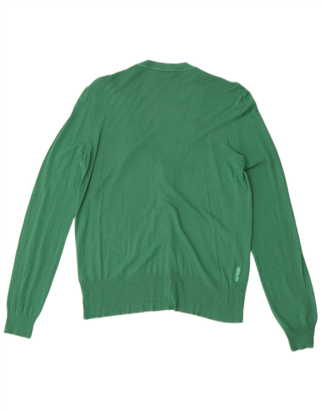 Armani Jeans Womens Cardigan Sweater UK 12 Medium Green