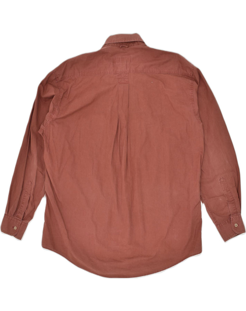 TIMBERLAND Mens Shirt Large Brown Cotton | Vintage Timberland | Thrift | Second-Hand Timberland | Used Clothing | Messina Hembry 