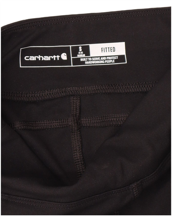Carhartt Womens Fitted Leggings US 4/6 Small  Black