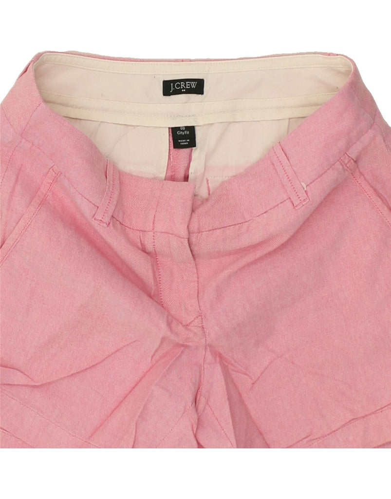 J. CREW Womens City Fit Chino Shorts US 00 2XS W28  Pink Cotton | Vintage J. Crew | Thrift | Second-Hand J. Crew | Used Clothing | Messina Hembry 