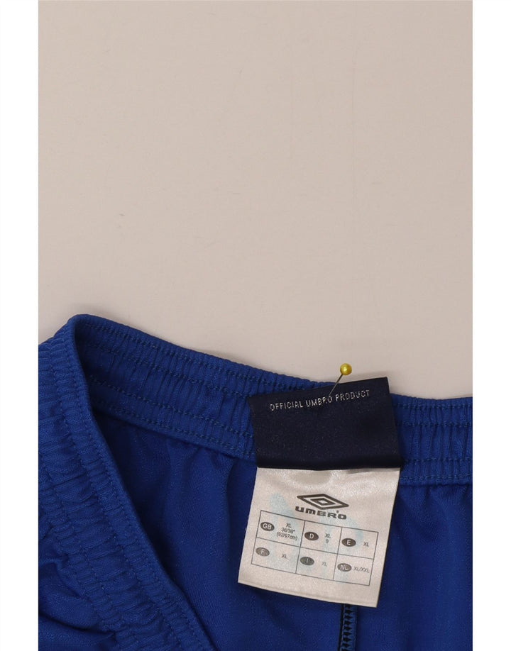 Umbro Mens Sport Shorts XL  Blue Polyester