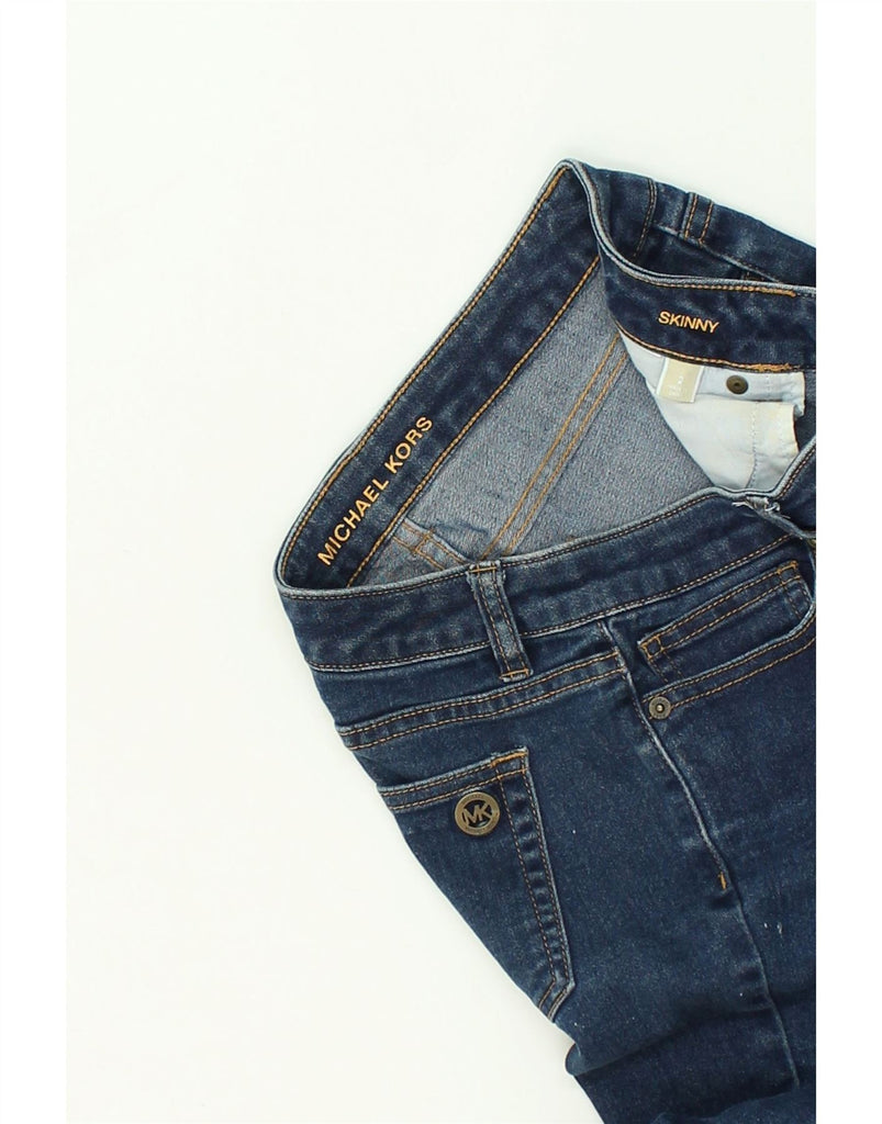 MICHAEL KORS Womens Capri Skinny Jeans US 2 XS W30 L21  Blue | Vintage Michael Kors | Thrift | Second-Hand Michael Kors | Used Clothing | Messina Hembry 