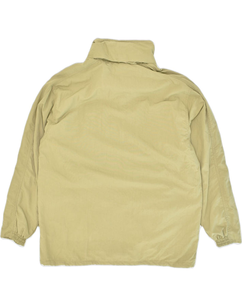 DIADORA Mens Hooded Rain Jacket UK 40 Large Beige Polyamide | Vintage Diadora | Thrift | Second-Hand Diadora | Used Clothing | Messina Hembry 