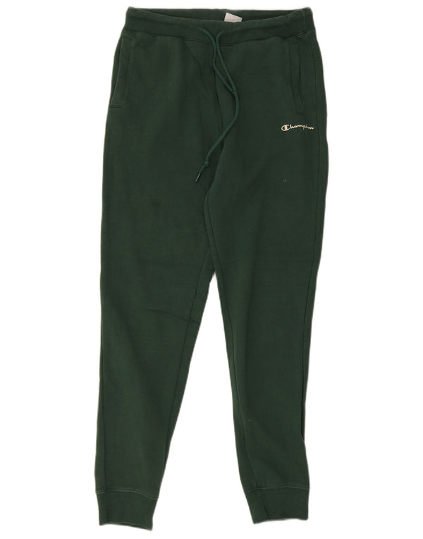Champion Mens Tracksuit Trousers Joggers Medium Green Cotton