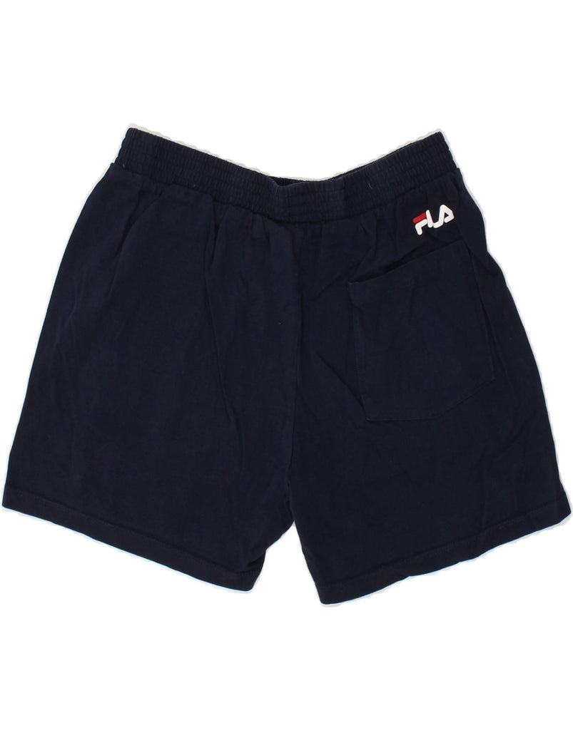 FILA Mens Sport Shorts Small Navy Blue Cotton | Vintage Fila | Thrift | Second-Hand Fila | Used Clothing | Messina Hembry 