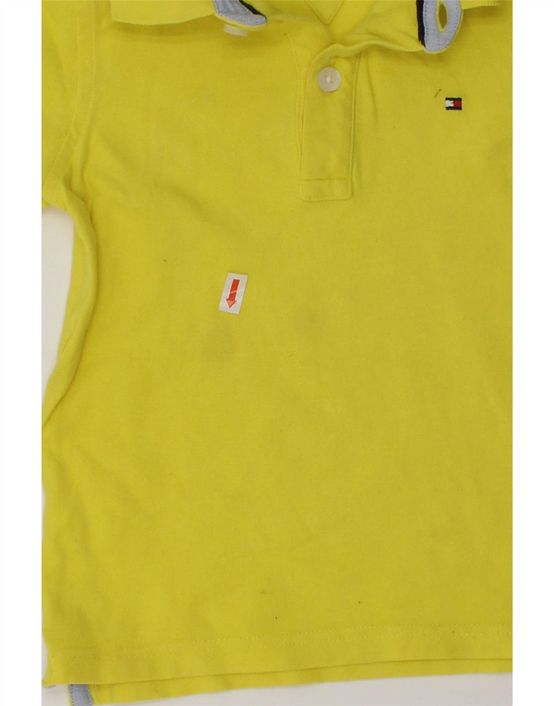 TOMMY HILFIGER Boys Polo Shirt 2-3 Years Yellow Cotton | Vintage Tommy Hilfiger | Thrift | Second-Hand Tommy Hilfiger | Used Clothing | Messina Hembry 