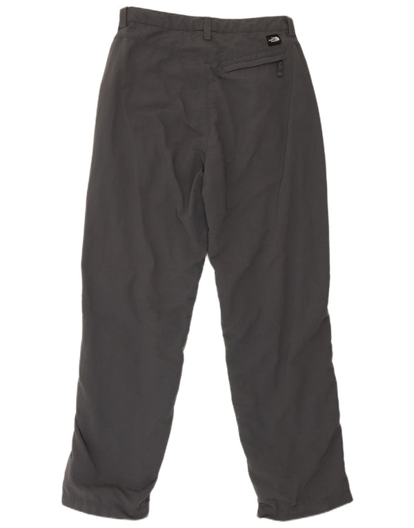 The North Face Womens Straight Chino Trousers Medium W27 L29 Grey Nylon