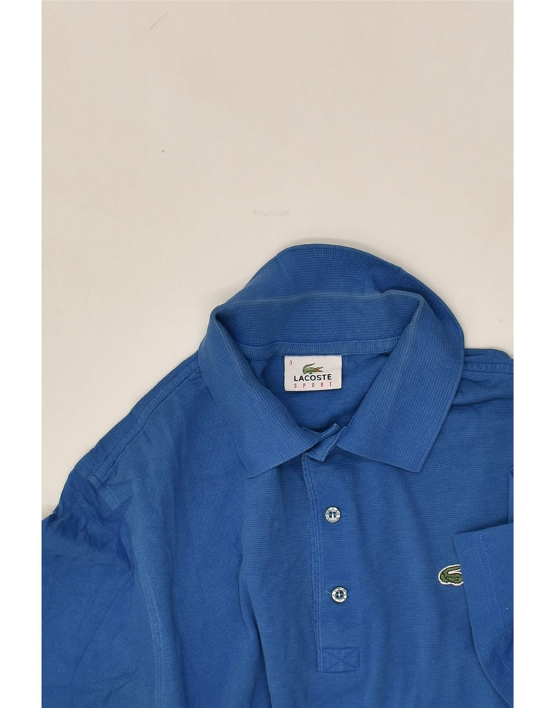 LACOSTE Mens Polo Shirt Size 3 Small Blue Cotton | Vintage Lacoste | Thrift | Second-Hand Lacoste | Used Clothing | Messina Hembry 