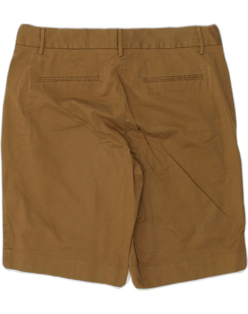 J. CREW Womens Chino Shorts US 4 Small W30 Brown Cotton | Vintage J. Crew | Thrift | Second-Hand J. Crew | Used Clothing | Messina Hembry 