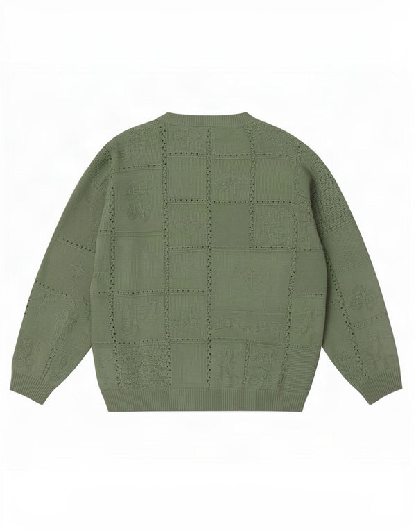 Vintage Womens Crew Neck Jumper Sweater UK 20 2XL Green