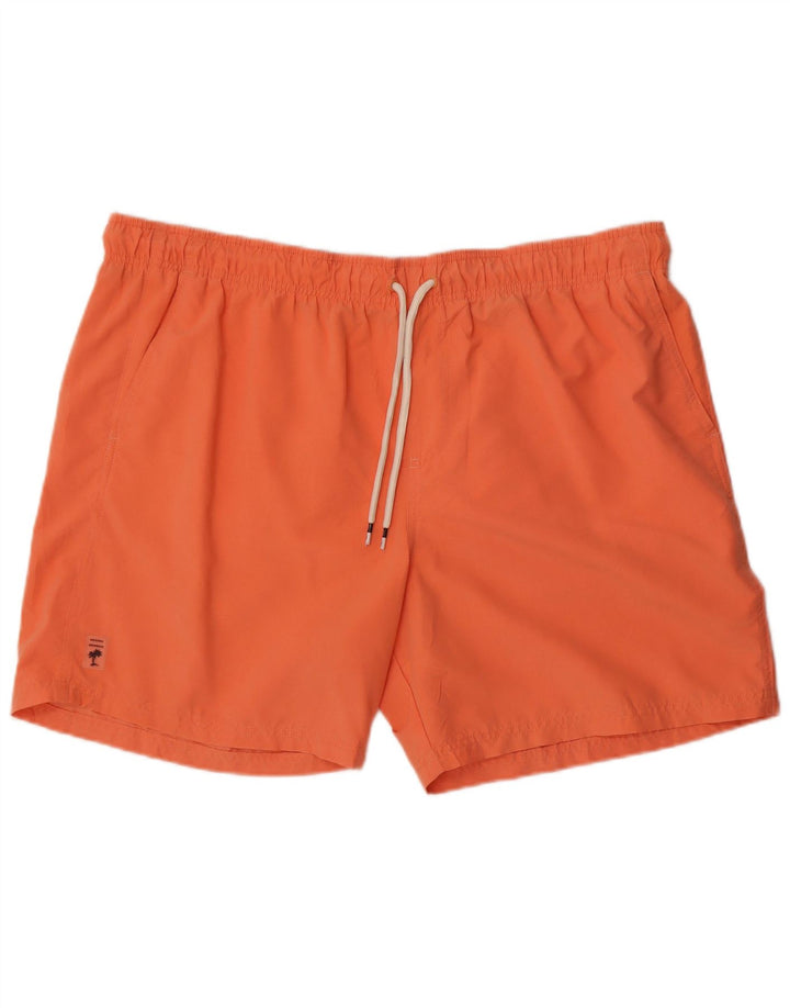 Marks & Spencer Mens Swimming Shorts 2XL  Orange Polyester
