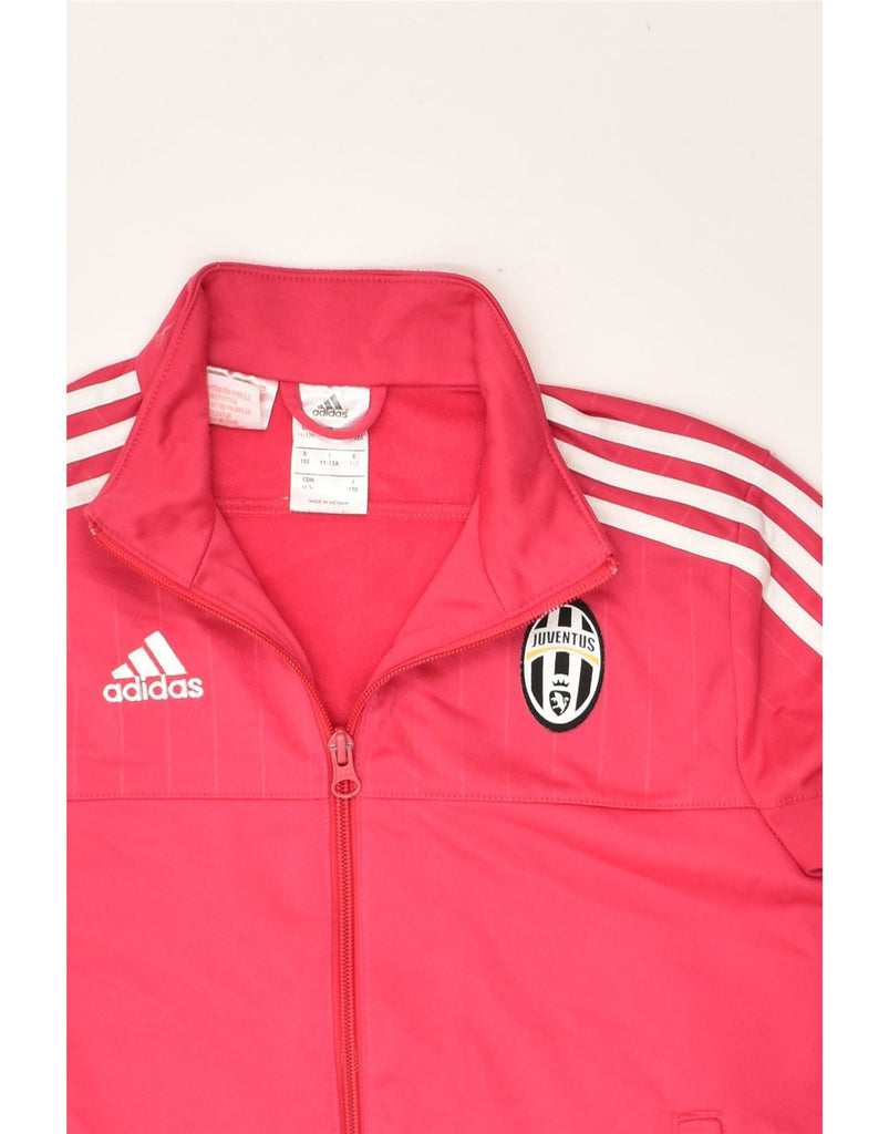 ADIDAS Girls Tracksuit Top Jacket 11-12 Years Pink Polyester | Vintage Adidas | Thrift | Second-Hand Adidas | Used Clothing | Messina Hembry 